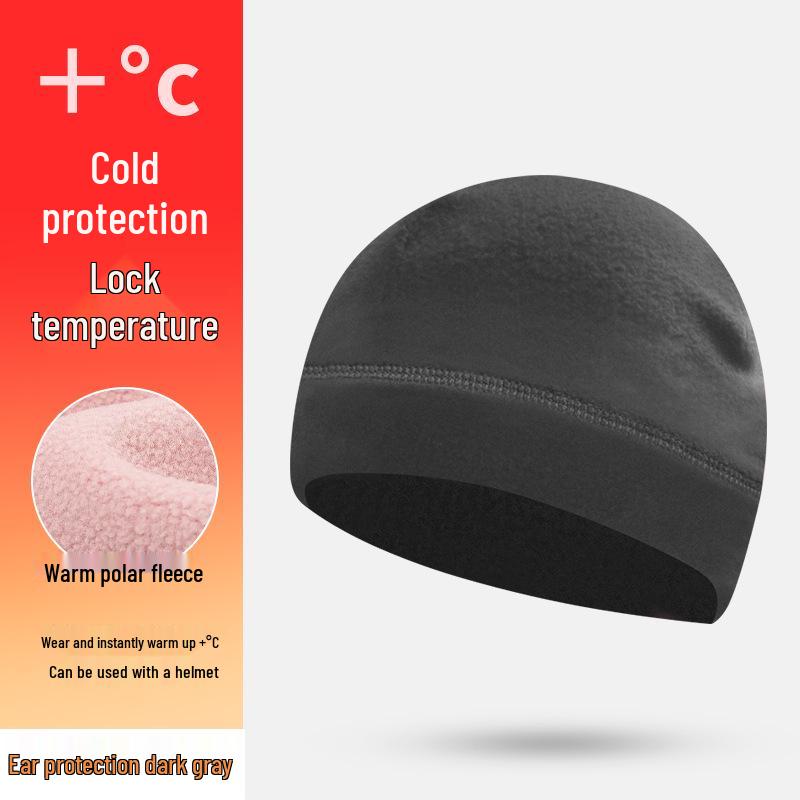 Thick Fleece Ear-Protective Winter Motorcycle Helmet Liner