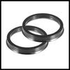 70.1mm to 60.1mm Universal Car Hub Centric Rings Black - Pack of 4 Durable Material