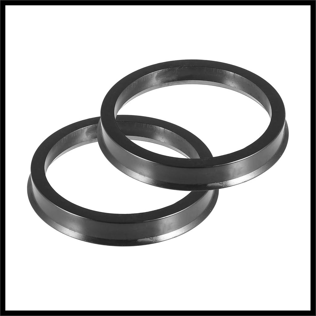 70.1mm to 60.1mm Universal Car Hub Centric Rings Black - Pack of 4 Durable Material
