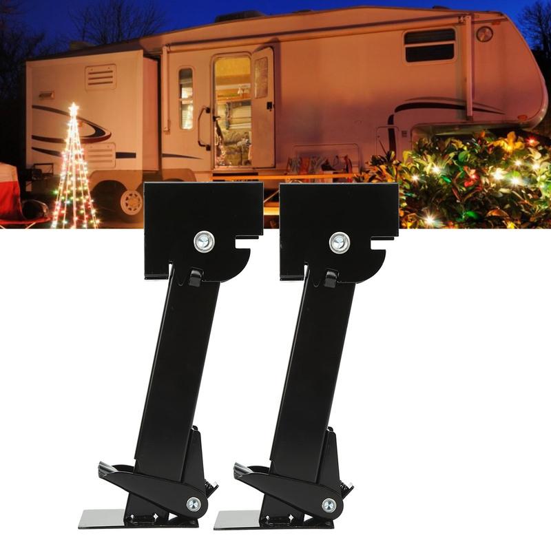 Stabilizer Jack Iron 650lb Support 1000lb Lifting Capacity Telescoping Adjustable Swing Down Outriggers Stabilizer Jack