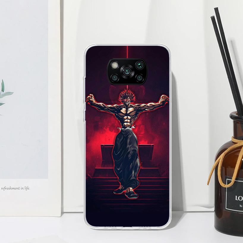 Baki the Grappler Original Anime Phone Case For Xiaomi Poco X7 X6 X5 M7 M8 Pro F7 Ultra Redmi 15C 15 13C 13 12C 12 10 10C 10A Ar