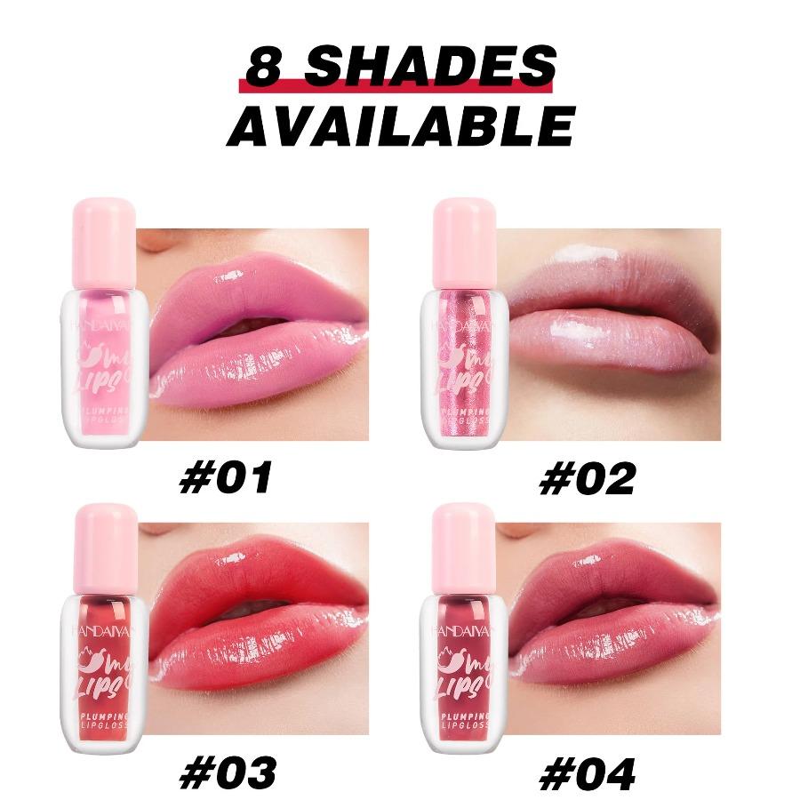 HANDAIYAN Sexy Chili Peppers Mirror Lip Glaze Shining Pearls Lip Gloss Long Lasting Moisturizing Lip Dyeing Liquid Makeup