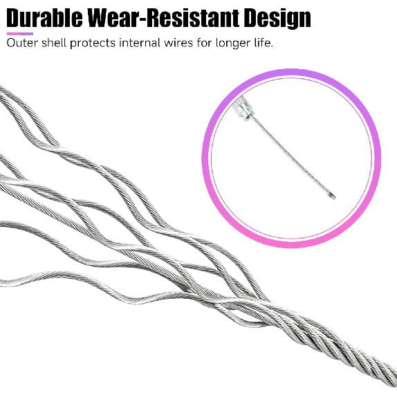 84 Inch Go Kart Throttle Cable Kit Replacement For Coleman KT196 Parts Predator 196Cc 212Cc 224Cc 6.5HP Engine Hisun HS200GK Gas Powered Go Kart Cart