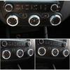 Airconditioning Knop Cover voor KIA K3 2015-2018 Aluminiumlegering A/C Motor Knop Buitenring Cover Accessoires