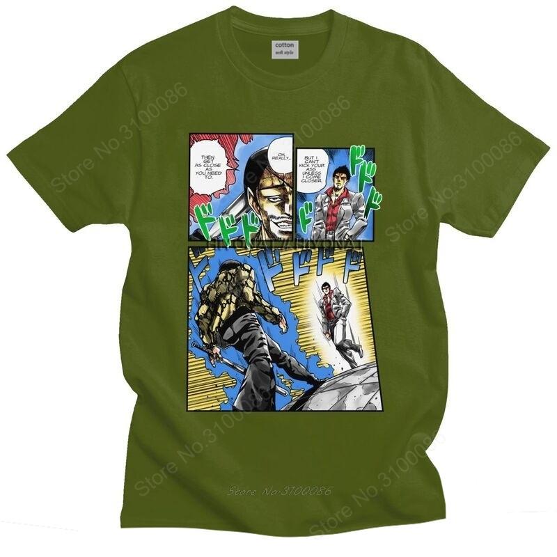 Kawaii Yakuza Bizarre Adventure T Shirt Men Short-Sleeve Kazuma Kiryu T-shirt Printed Tee Tops Pure Cotton Slim Fit Tshirt Merch