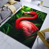 1PC Flamingo with tropical leaves Printed Carpet for Bedroom Living Room Bedside Sofa Floor Mat Modern Home Decor Area Rug