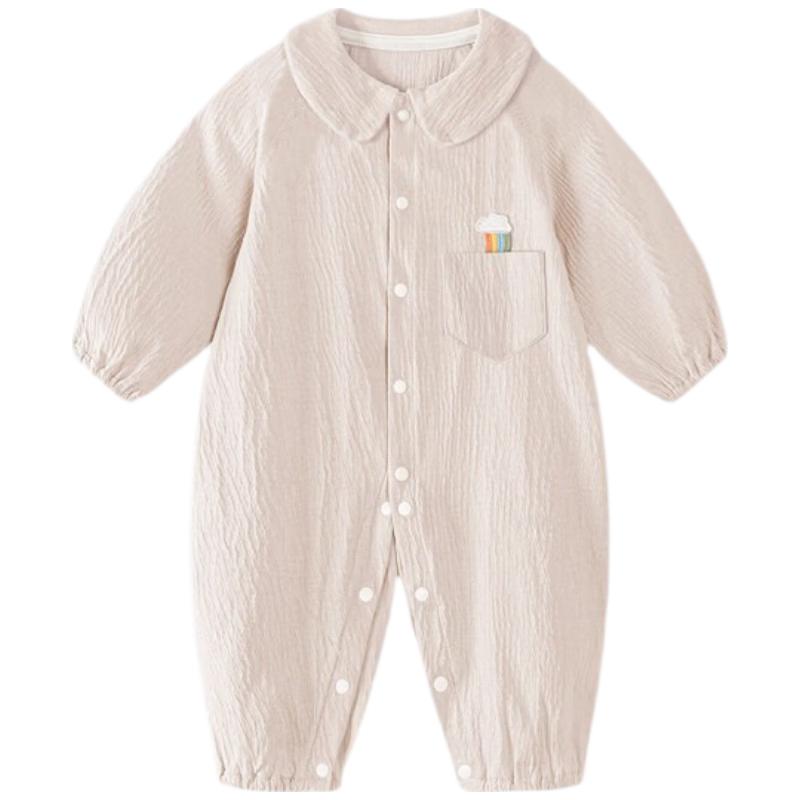 Unisex Bubble Cotton Baby Bodysuit 80cm