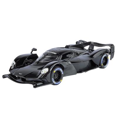1/24 Aston Martin Valkyrie Alloy Sports Car Model Diecast Metal Racing Super Vehicles Car Model High Simulation Sound and Light Kids Toy Gift