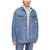 Lee Solid Color Pocket Design Denim Lapel Cotton Jacket Men Jackets LMT006247101291-A03847