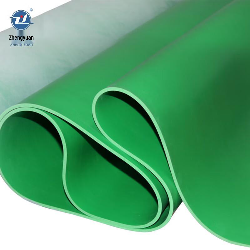 Zhengyuan 5mm 10kV Green Flat Insulating Rubber Mat