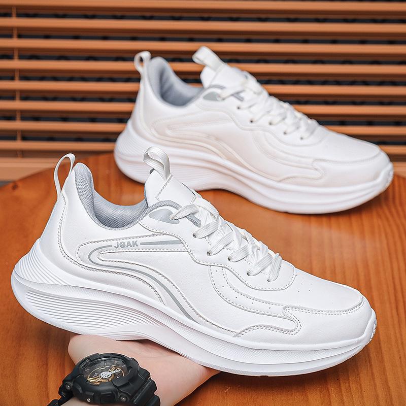 Four Seasons Shoes Casual Large Size Foreign Trade Men's Sports Trend Shoes Low Top Outdoor Casual Leather Fashion Large Size Men's Shoes