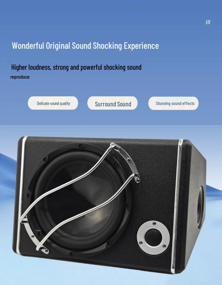 10-Inch High-Power Car Audio Subwoofer for Cross-Border Upgrades
