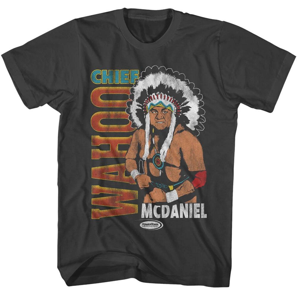 Powertown Wahoo Chief McDaniel Чемпион WWE по рестлингу Мужская футболка M