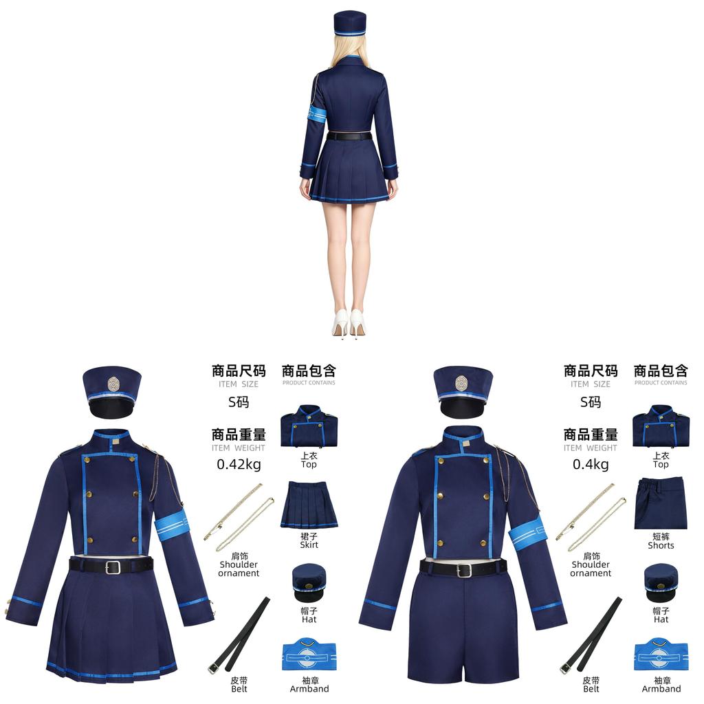 Blue Archive Hikari And Hikari Cosplay Costume For Women With Soft Wool Fabric For Anime Role Play