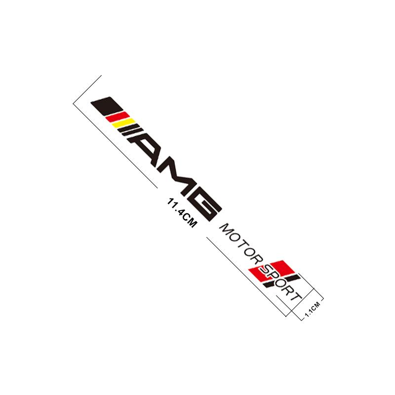 BQAZ9 4Pcs Car Scratch Sticker Decoration Stick Styling Sticker For Mercedes Benz AMG W205 W204 W206 W213 W212 W211 W222 W221 W177 W17