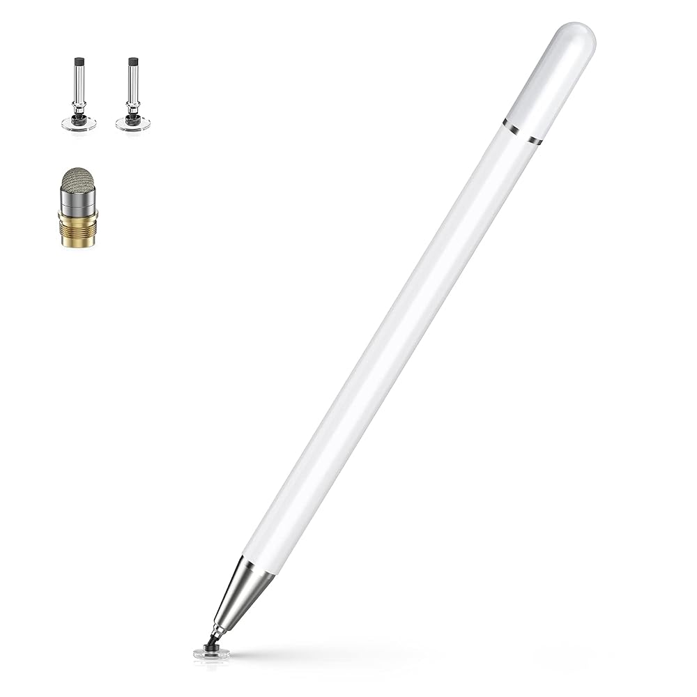 KINGONE 2-in-1 Touch Stylus Pen Ultra-Fine No Charging Required for iPhone iPad Android Switch