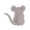 Apricot Lamb Grey Rat Plush Toy for Kids, Soft and Cute, Fluffy Grey Rat for Girls and Boys, 15cm