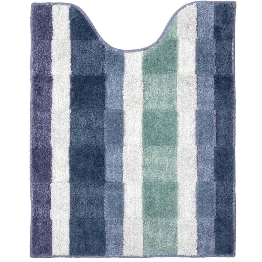 Yokozuna Creation Toilet Mat, Blue, Size: 1.5 x 62 x 77cm