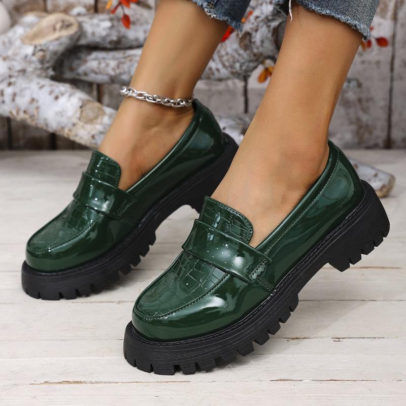 Women's British Small Leather Shoes Spring and Autumn New Platform College Style Single Shoes Fashion Shoes