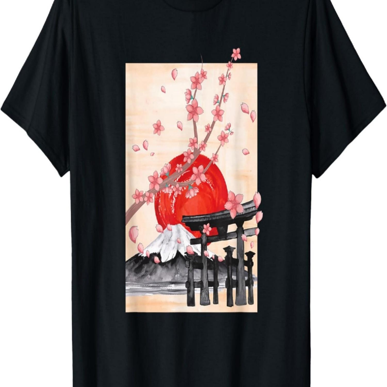 Pink Flower Sakura  Aesthetic Japan Cherry Blossom T-Shirt S