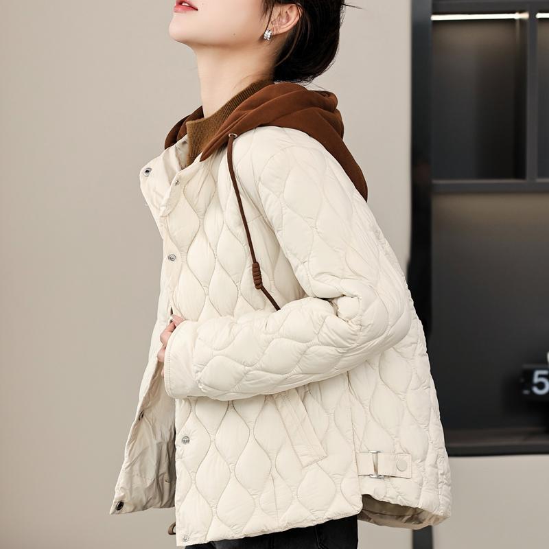 Mode Frau Kurze Parkas Winter Neue in Mäntel Mit Kapuze Beiläufige Lose Dicke Warme Dame Jacken Winter Oberbekleidung