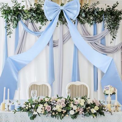 Arc Mare de Satin pentru Fundal 75" x 18" Arc Gigant Panglică pentru Nuntă Logodnă Petrecerea Burlăcițelor Petrecerea Miresei Crăciun Decor Cameră Perete Ușă