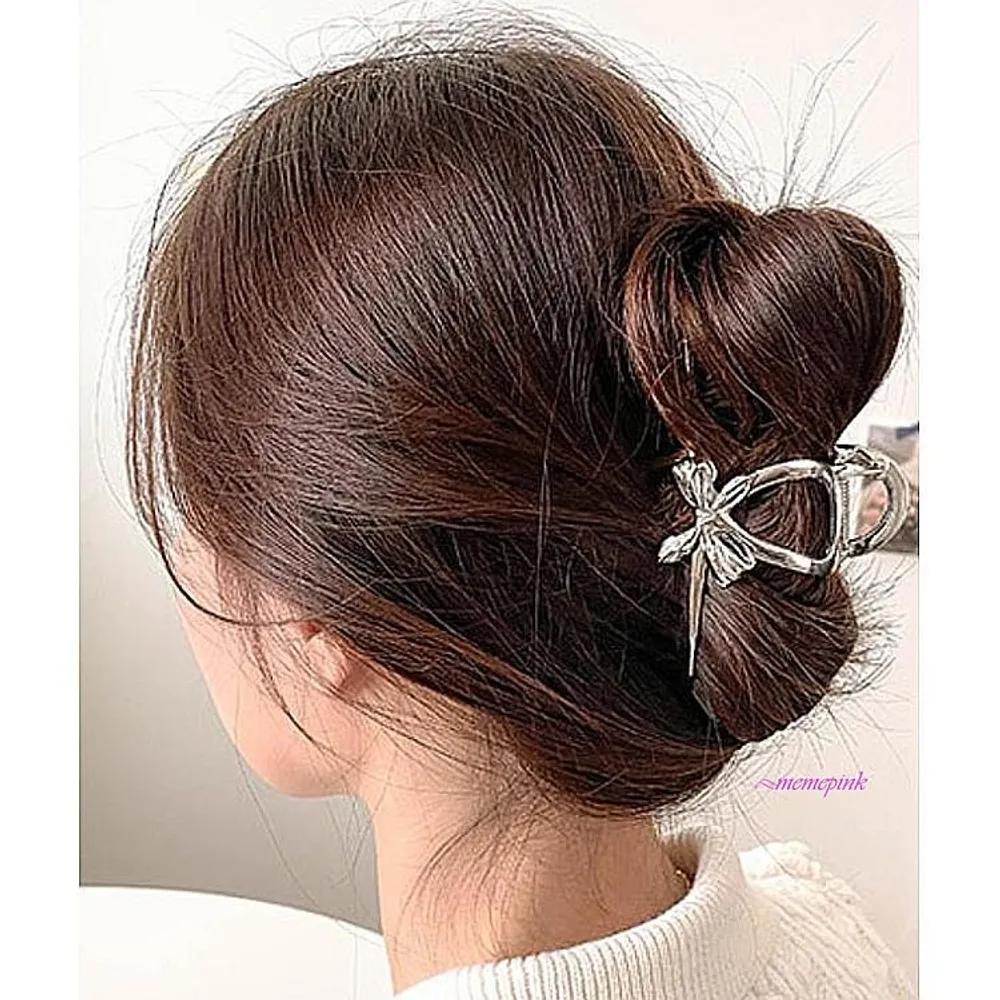 Hair Clip Gift Wrapped Set of 5 Large Hair Fixing Pins Semi-Silver Gold pif085 Gold 5 SET
