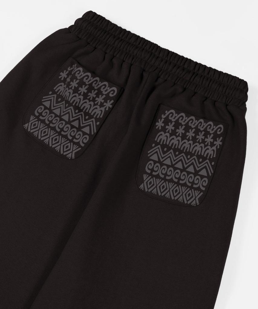 Kaipai Glyph Sweatpants (Brown) K25Zc179
