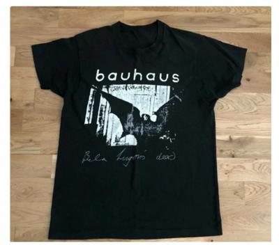 Vintage 80s Bauhaus Bela Lugosi's Dead Goth Μπάντα Unisex Κοντομάνικο T-Shirt