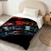 F1-Autos Motiv Flanelldecke, Hohe Qualität, Bequem für alle Jahreszeiten, Heimdekoration, Wärme und Komfort, Perfekt für Weihnachtsgeschenke