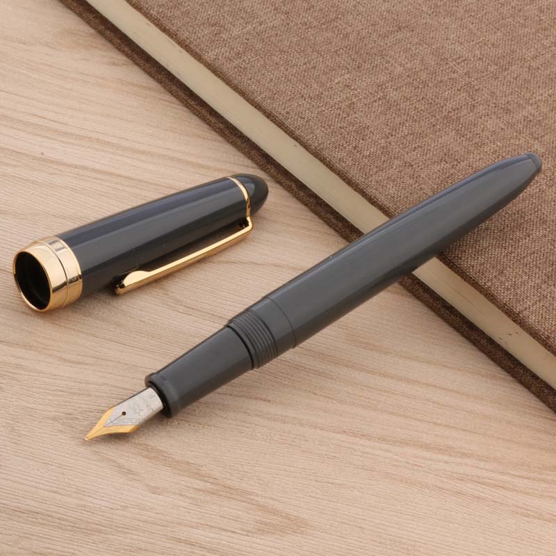 Jinhao 992 Plastic Fountain Pen Transparent Rotate Clip Classic Style M Lorelei Stationery Student Office School Supplies