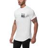 Muscleguys Fashion Casual Sports T-shirt Men's Summer Fitness Short-sleeved Mesh Breathable Street wear Slim Fit