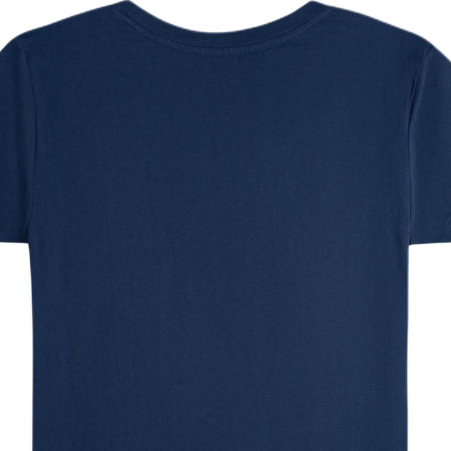 Polo Ralph Lauren Bear Graphic Print Crew Neck Short Sleeve T-Shirt Women Tops Navy-Blue 211796995-003