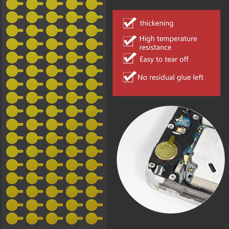 100Pcs/set High Temperature Dust Stickers 5/8/10mm Protective Infrared Dot Matrix Tape For Phone Camera