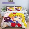 Sailor Moon Tsukino Usagi Main Duvet Cover & Pillowcases, Sailor Moon Fan Bedroom Bedding, Perfect Gift.chl