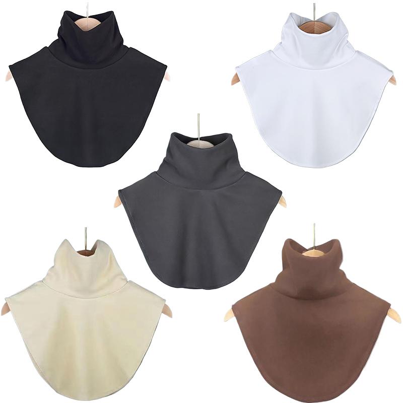 1PC Neck Protection Innerwear Fake Collar Soft High Collar Decorative Collar Scarf Cover Skin-friendly German Velvet Warm
