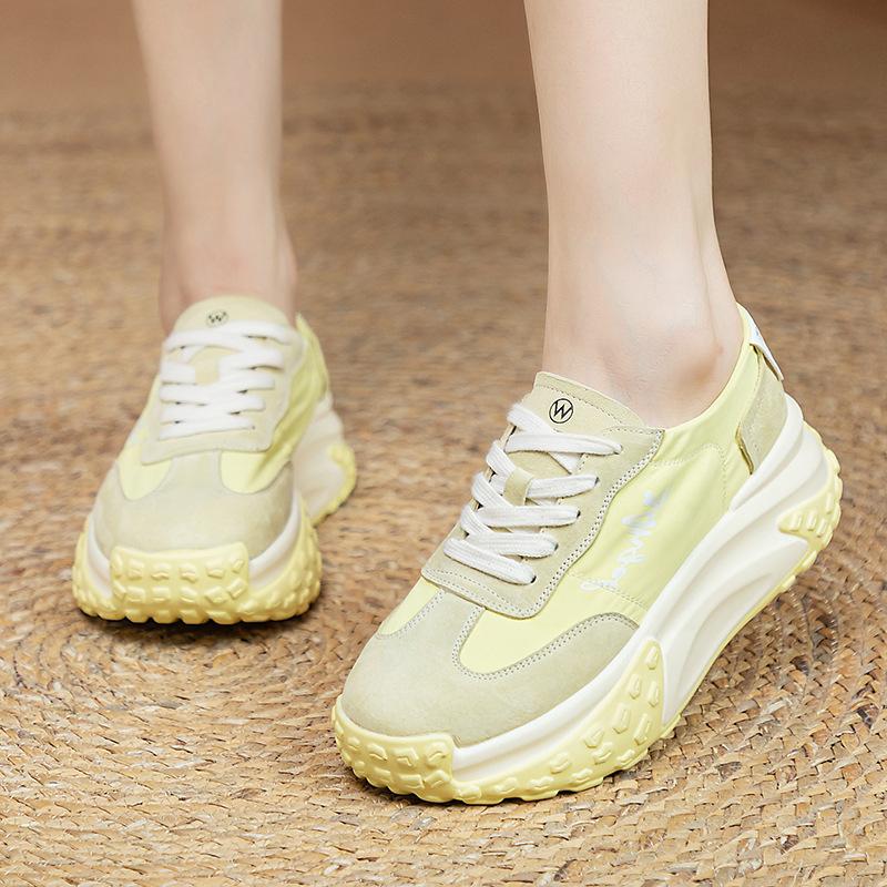 Versatile ballet training shoes women's summer platform dad shoes breathable sports and leisure shoes Forrest Gump women's shoes customization