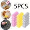 5pcs Damp Clean Duster Sponge Portable Clean Brush Duster Cleaning Tool for Cleaning Blinds Glass Vents Dishwasher Cleaning Tool