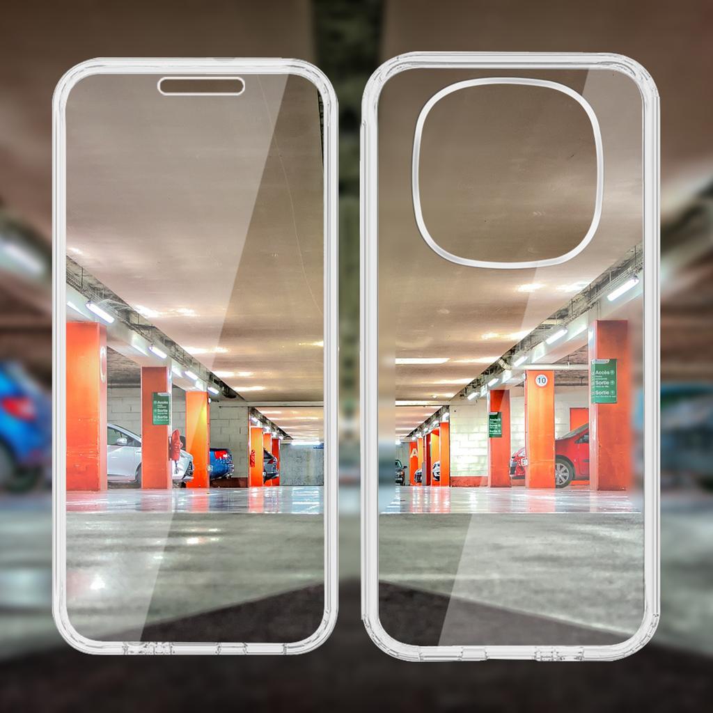 Kryt na telefon pro Xiaomi Redmi Note 14 Pro 5G/Note 14 Pro+ 5G/Poco X7 5G, TPU rám, průhledný akrylový zadní kryt s PET fólií