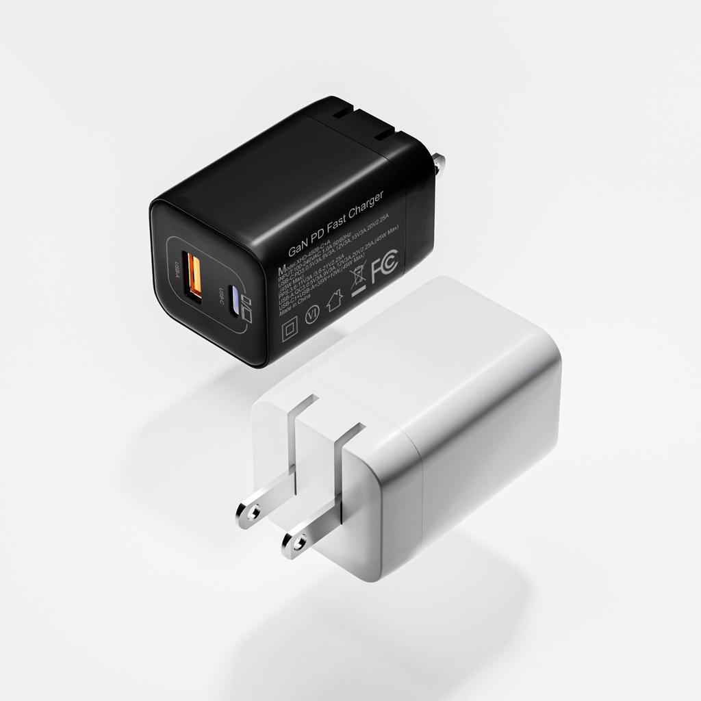 New Gallium Nitride PD45W Charging Head UL Certification Is Applicable To Apple IPhone Promax/plus15 Fast Charging