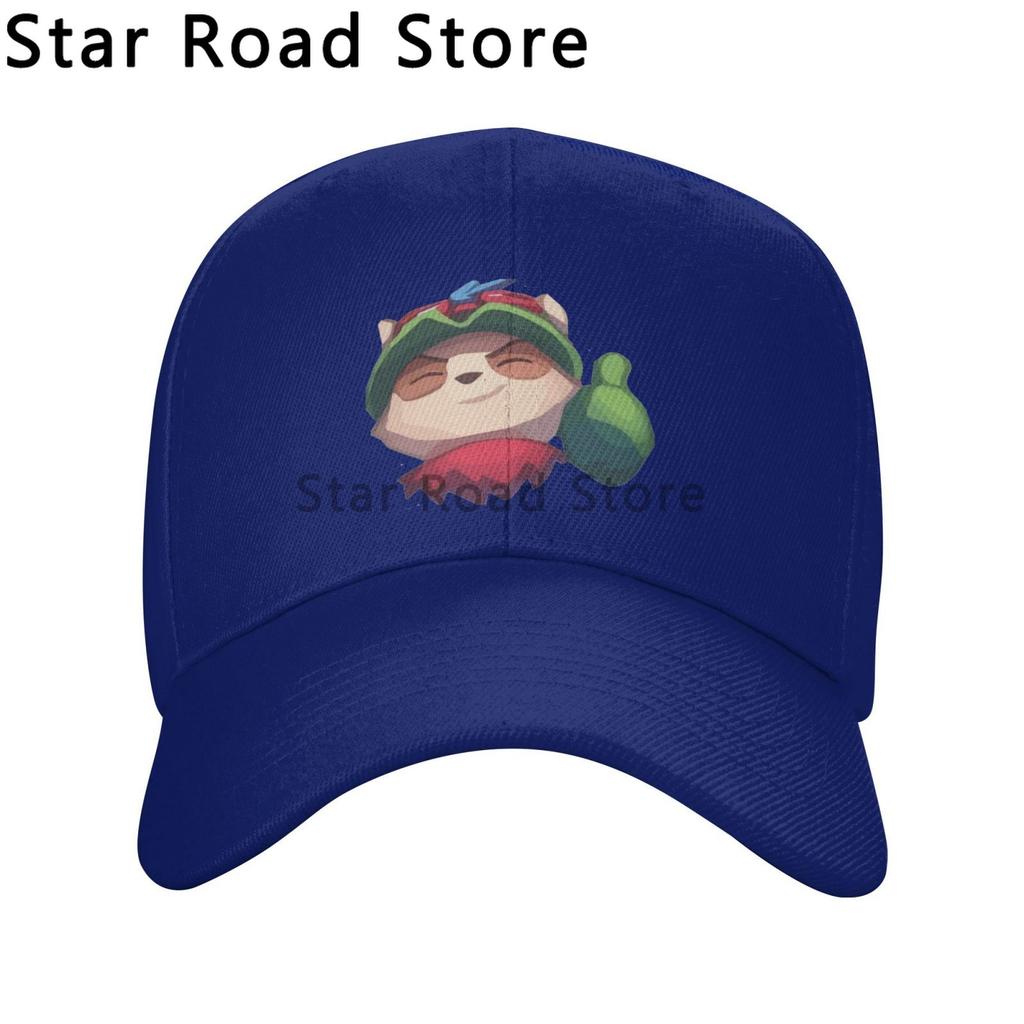 Funny Teemo Print logo Unisex Baseball Caps Peaked Cap League of Legends Game Sun Shade Hats for Unisex Women