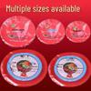 ZISIZ Disposable Red Plastic Plates