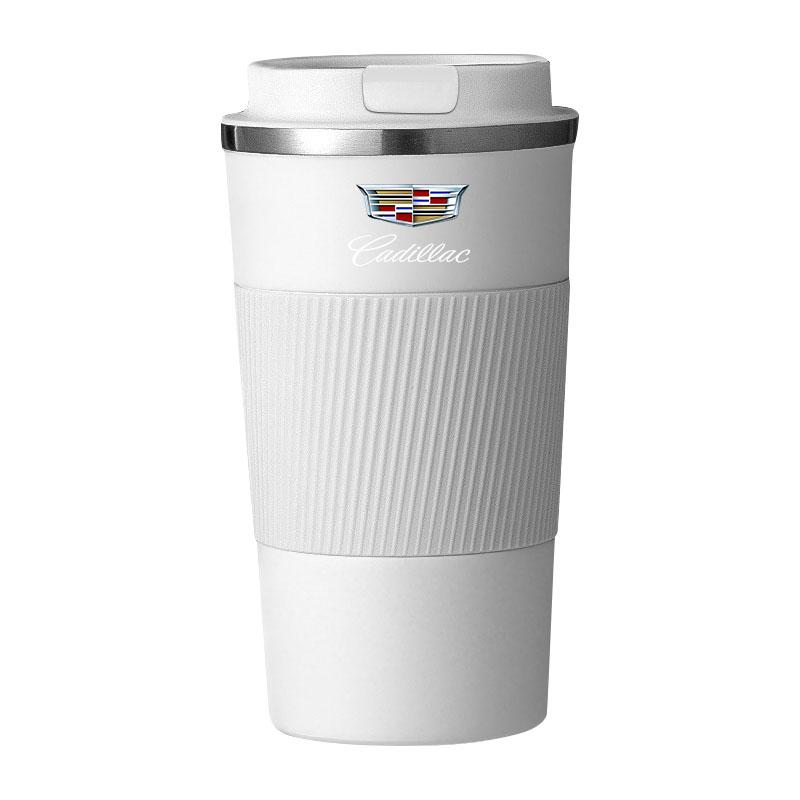 Stainless Steel Coffee Thermos Mug Vacuum Flask Travel Thermal Cup For Cadillac XT5 XTS CTS BLS SLS DTS SRX Escalade Tiburon Deville