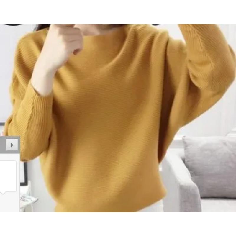Shirt Knit Women Pullover Thread Blouse O-neck Shirt Korean Fashion Loose Knit Long Sleeve Top One-piece Collar Sweatshirt