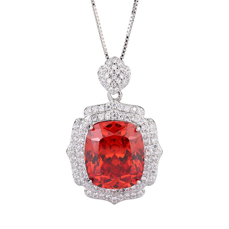 Jewelry Copper Bottom Gold-Plated Simulation Bird'S Nest Cut Colorful Treasure Temperament Pendant Female 14 * 16