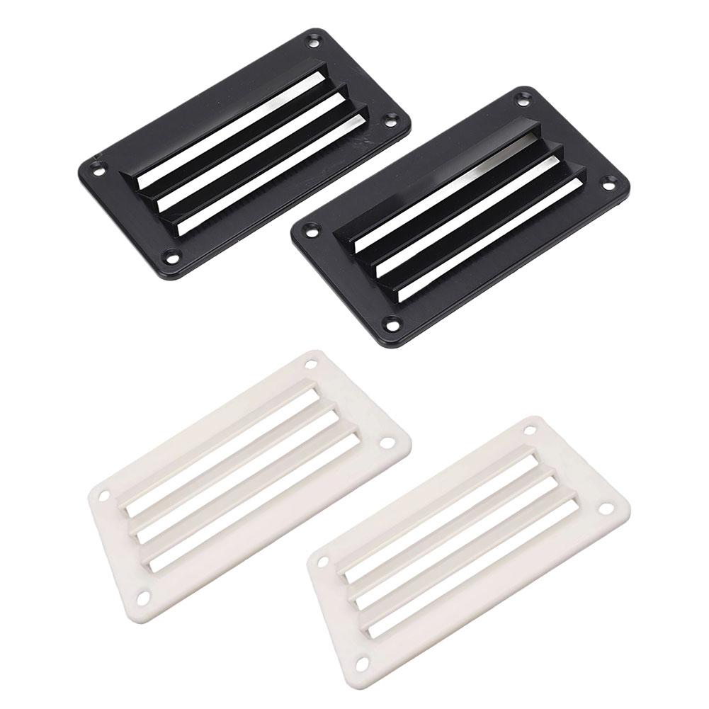 2pcs RV Air Vent Louver Professional Bathroom Office Ventilation Outlet Grille Louver For Boat Yacht Accessories Exhaust Fan