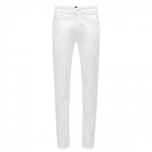 Boss Mens Keith-1 Leather Patch Jeans