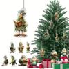 Bird Acrylic Colorful Car Hanging Decoration Cute Multifunctional Gift Decoration For