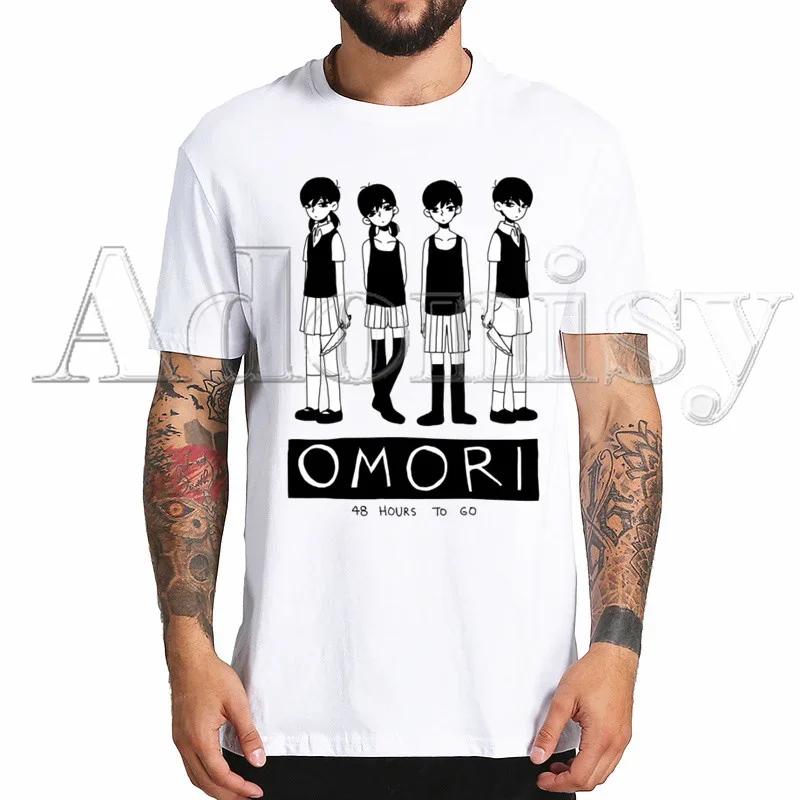 

Omori Harajuku Man T Shirts Tees Shirt Tops Design ShortSleeved Aesthetic Anime T Shirt Fashion Summer Tshirt 3XL