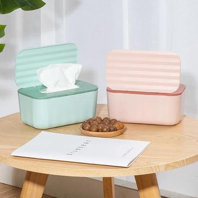 Home Küche Seidenpapier Spender Lagerung Organizer Tissue mit Abdeckung Quadratische Feuchttücher Fall Servietten Toilettenpapier Container
